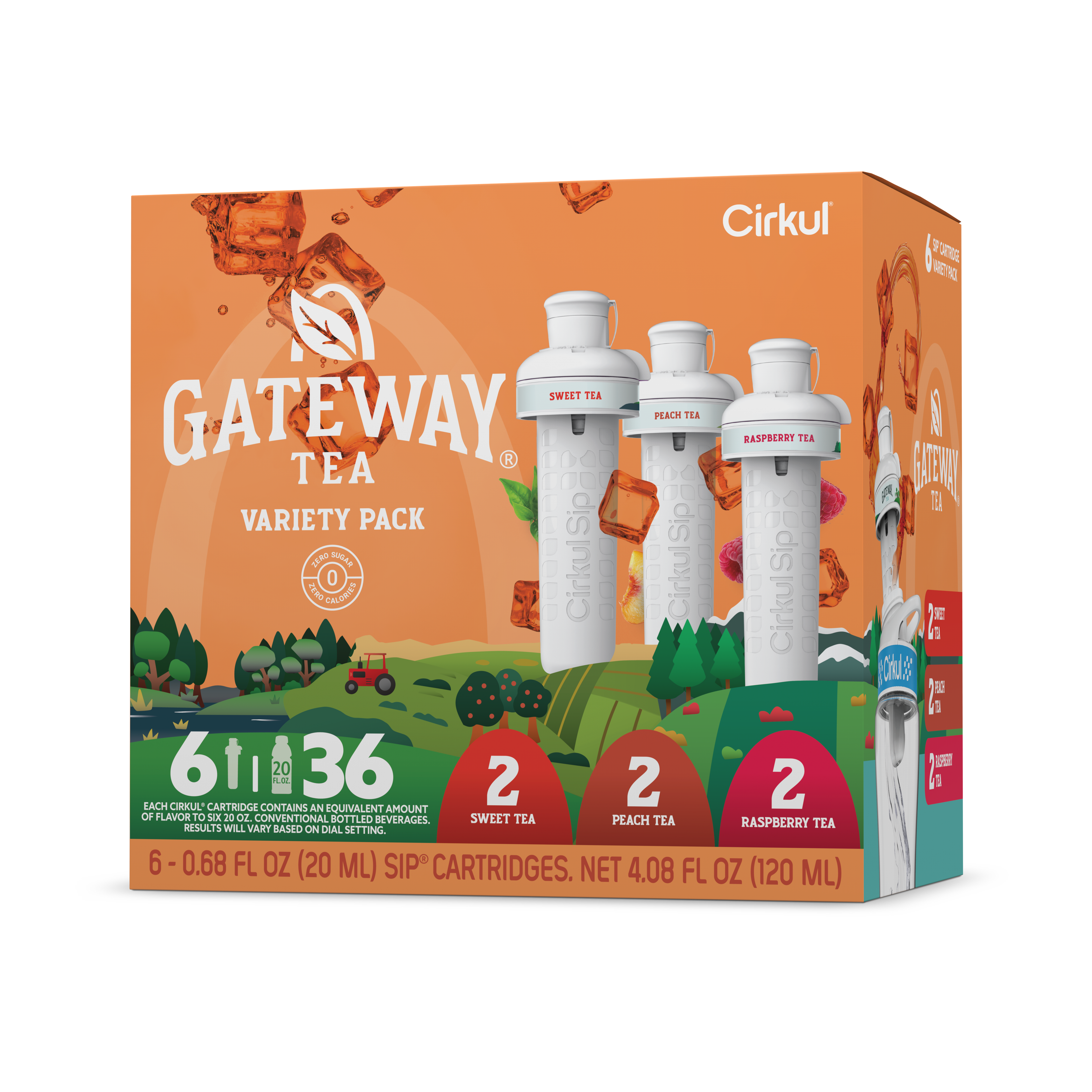 Gateway Tea® 6-Pack Variety Pack - Bright Touch - Home Daily Start