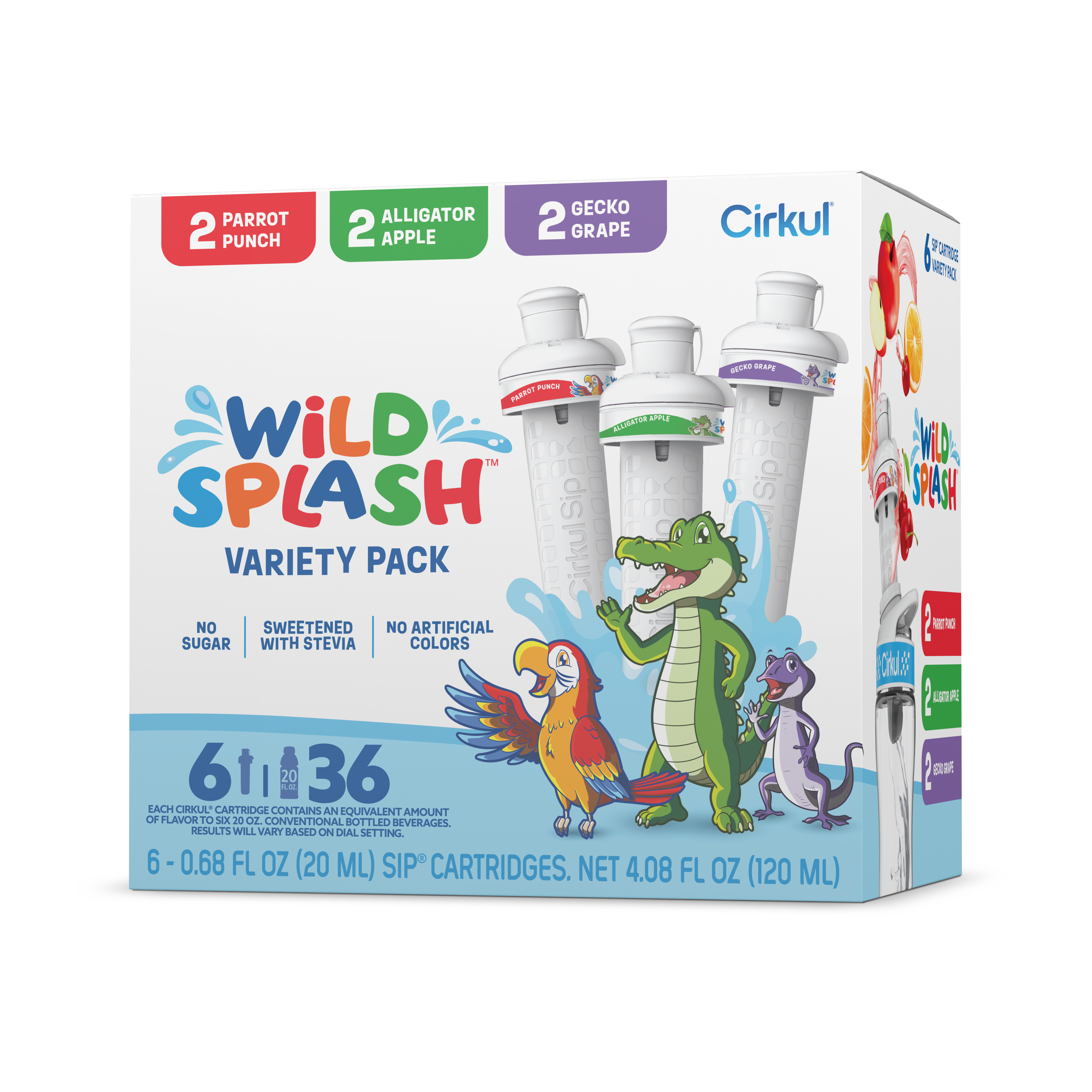 Wild SplashTM 6-Pack Variety Pack - Fresh Ready - Fresh Hydration Bundle