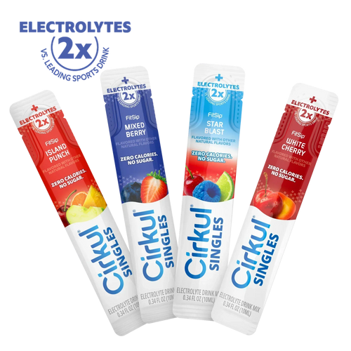 16-Pack Cirkul® Singles FitSip Bundle - Travel Edit - Evening Easy Start