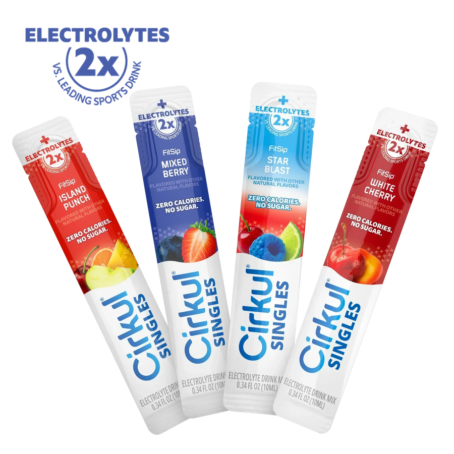 16-Pack Cirkul® Singles FitSip Bundle - Travel Edit - Evening Easy Start