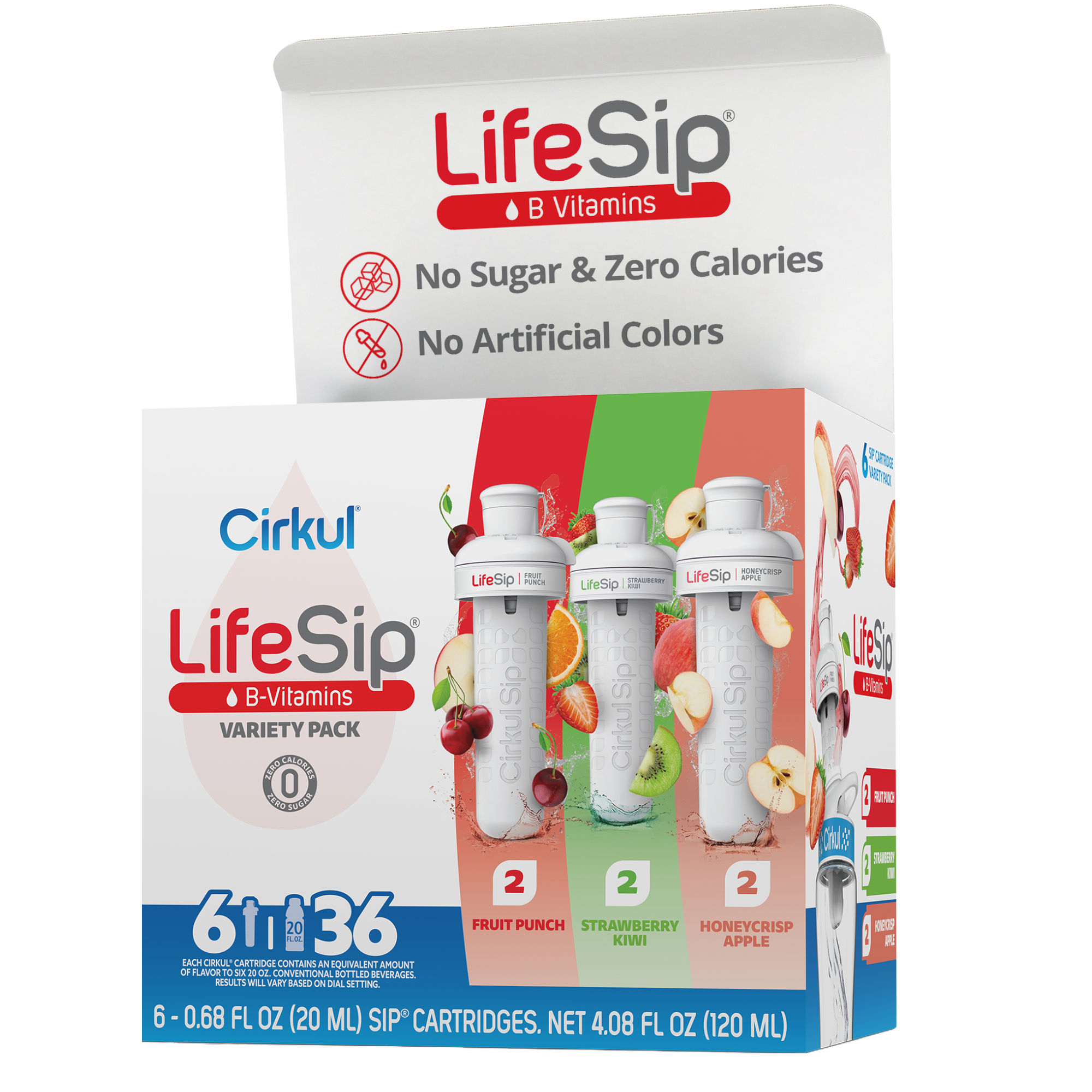LifeSip® 6-Pack Variety Pack - Fresh Ready - Adventure Hydration Bundle