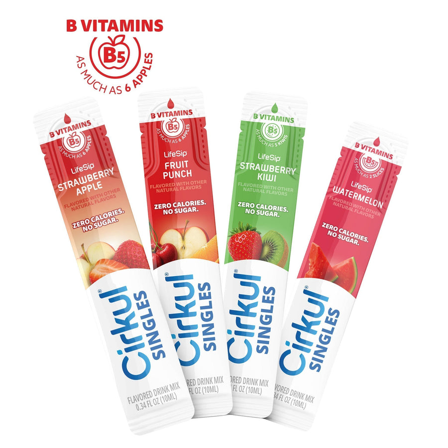 16-Pack Cirkul® Singles LifeSip Bundle - Classic Pick - Hydration Starter Collection
