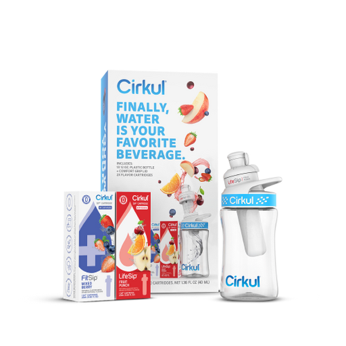 12oz. Plastic Bottle Starter Kit - Weekend Pair - Leisure Sip Set
