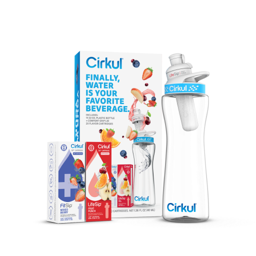 22oz. Plastic Bottle Starter Kit - Gift Ready - Urban Sip Set
