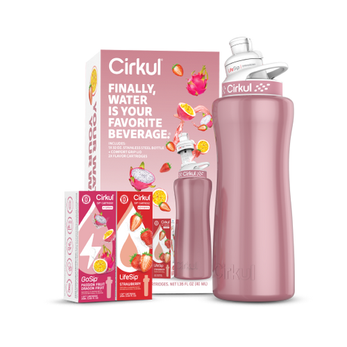 32oz. Rose Gold Stainless Steel Bottle Starter Kit - Home Choice - Hydration Hydration Kit