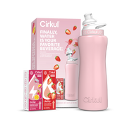 32oz. Blush Pink Stainless Steel Bottle Starter Kit - Essential Set - Active Sip Starter