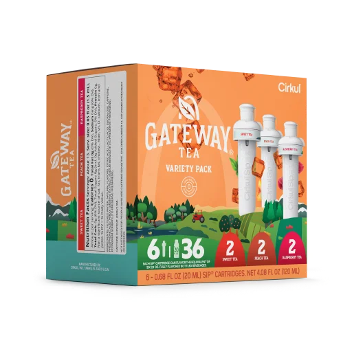 Gateway Tea® 6-Pack Variety Pack - Bright Touch - Home Daily Start
