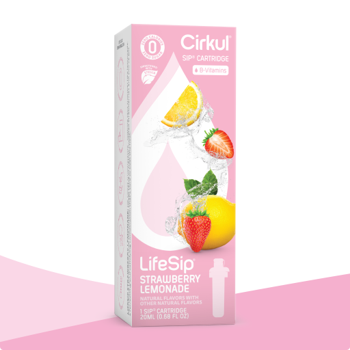 LifeSip Strawberry Lemonade (Stevia) - Classic Pick - All Day Hydration Bundle