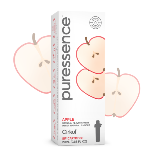 Puressence Apple (Unsweetened) - Ready Routine - Modern Bottle Bundle