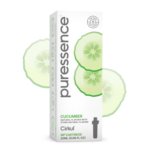 Puressence Cucumber (Unsweetened) - Fresh Pair - Portable Starter Kit
