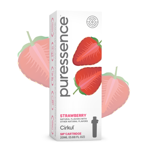 Puressence Strawberry (Unsweetened) - Classic Pick - Flavorful Flavor Bundle
