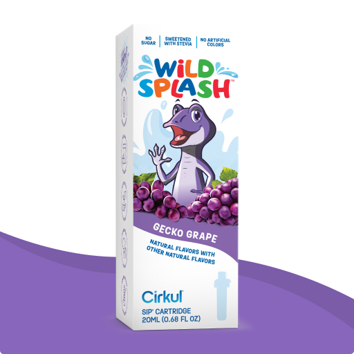 Wild Splash Gecko Grape - Clean Bundle - Simple Bottle Set