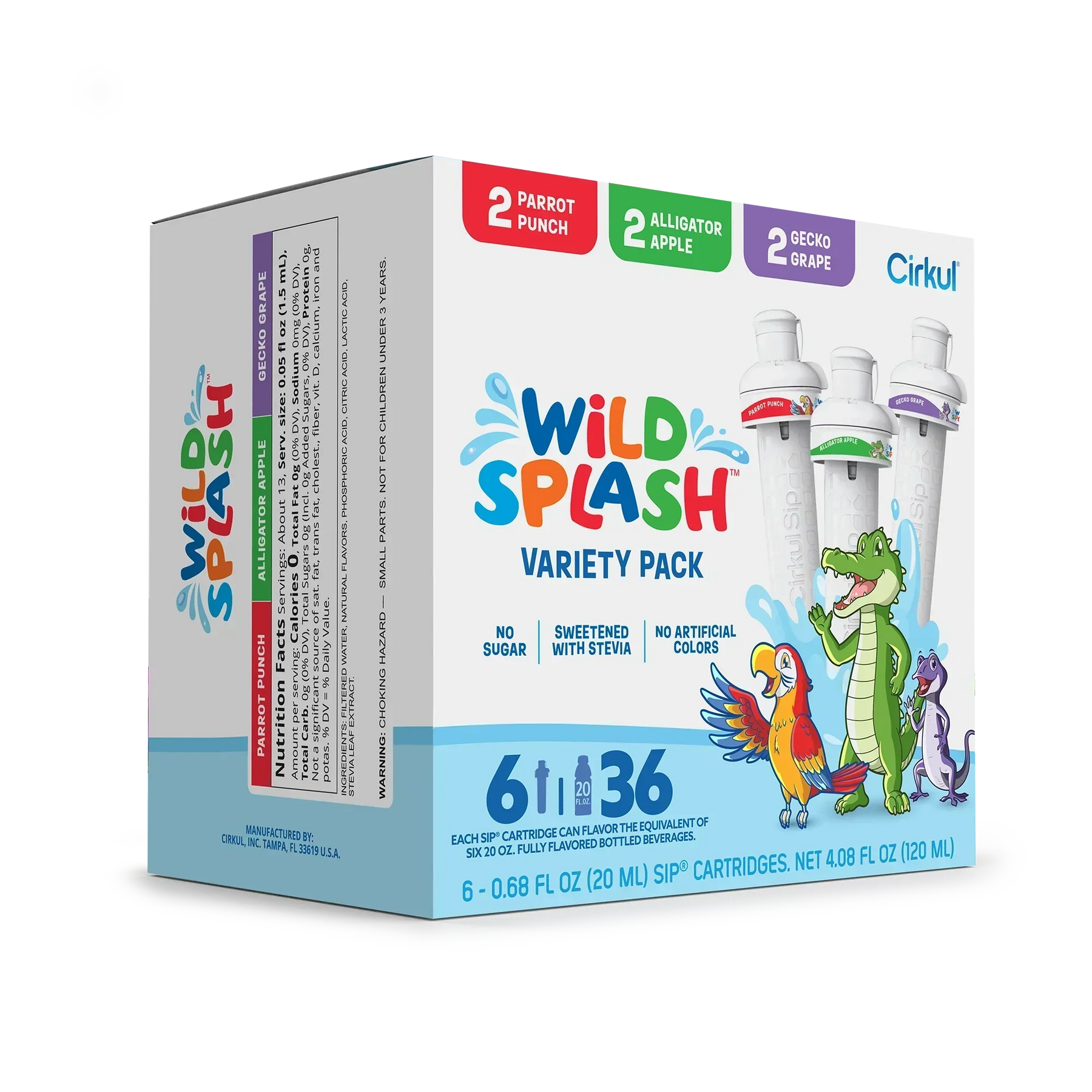 Wild SplashTM 6-Pack Variety Pack - Fresh Ready - Fresh Hydration Bundle