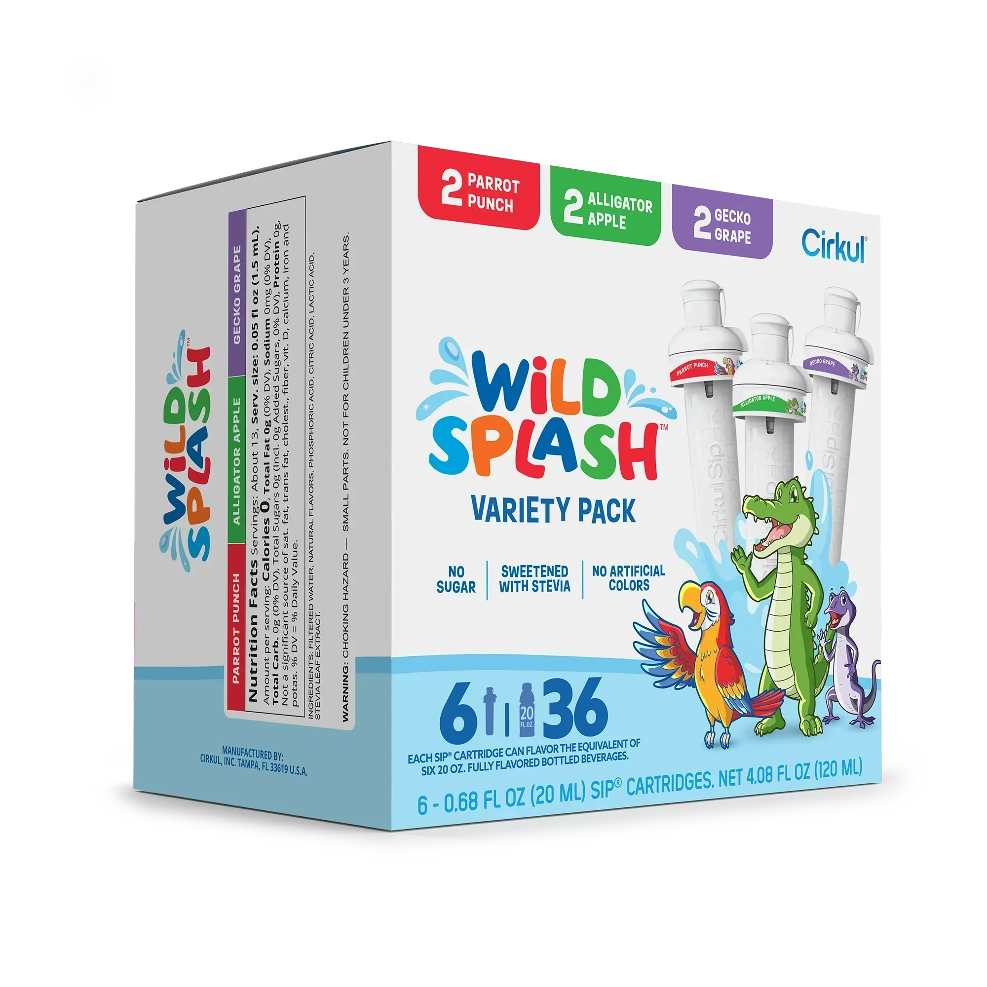 Wild SplashTM 6-Pack Variety Pack - Fresh Ready - Fresh Hydration Bundle